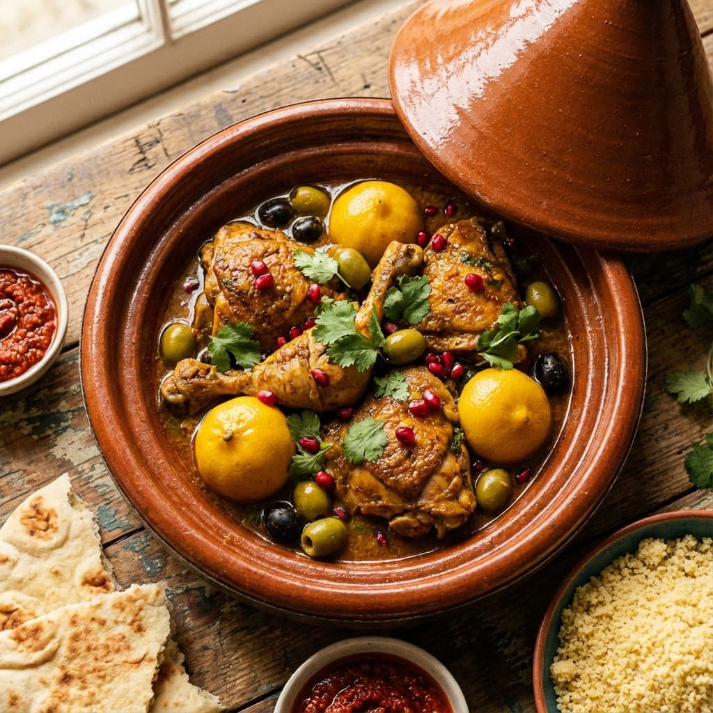 Chicken Tagine with Preserved Lemons